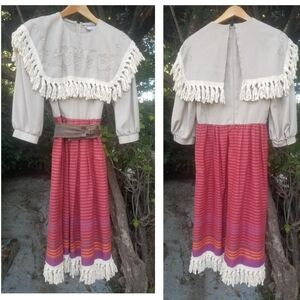 🎈sale! Vintage Bohemian Dress Fall m